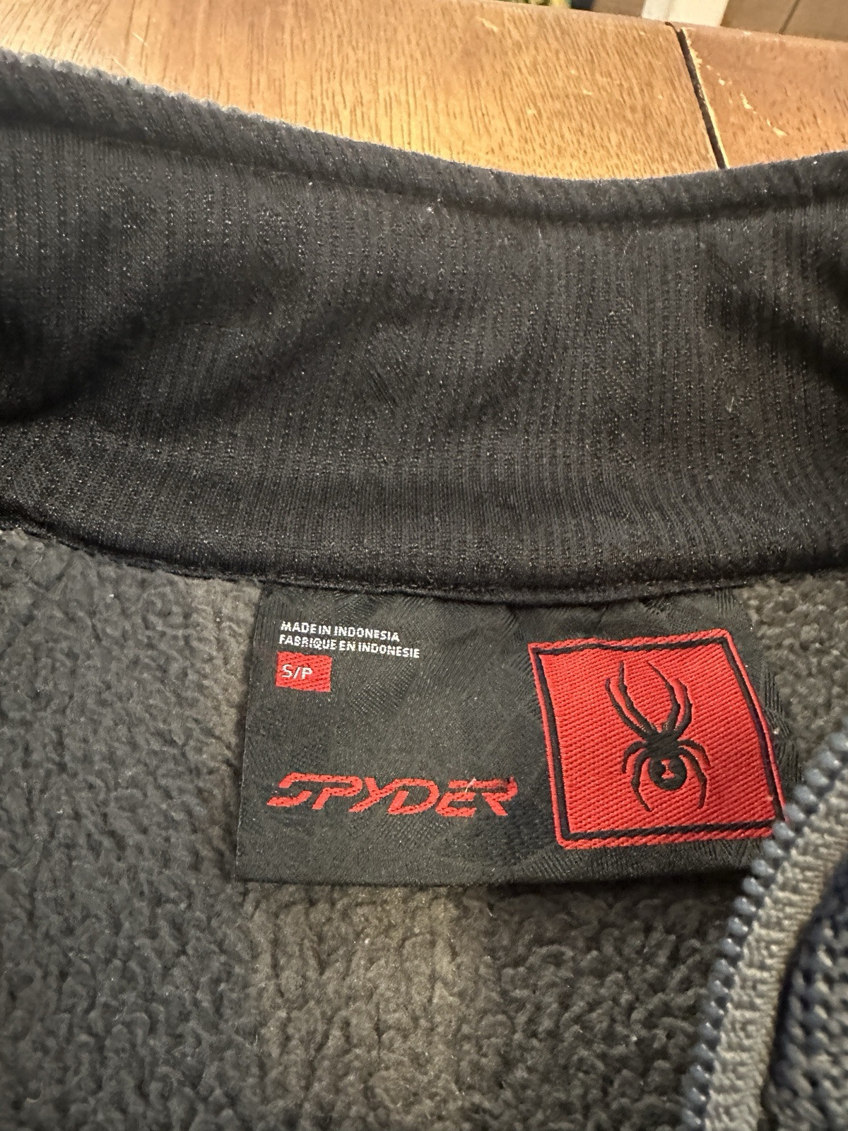 Spyder Full Zip Jacket Small Gray