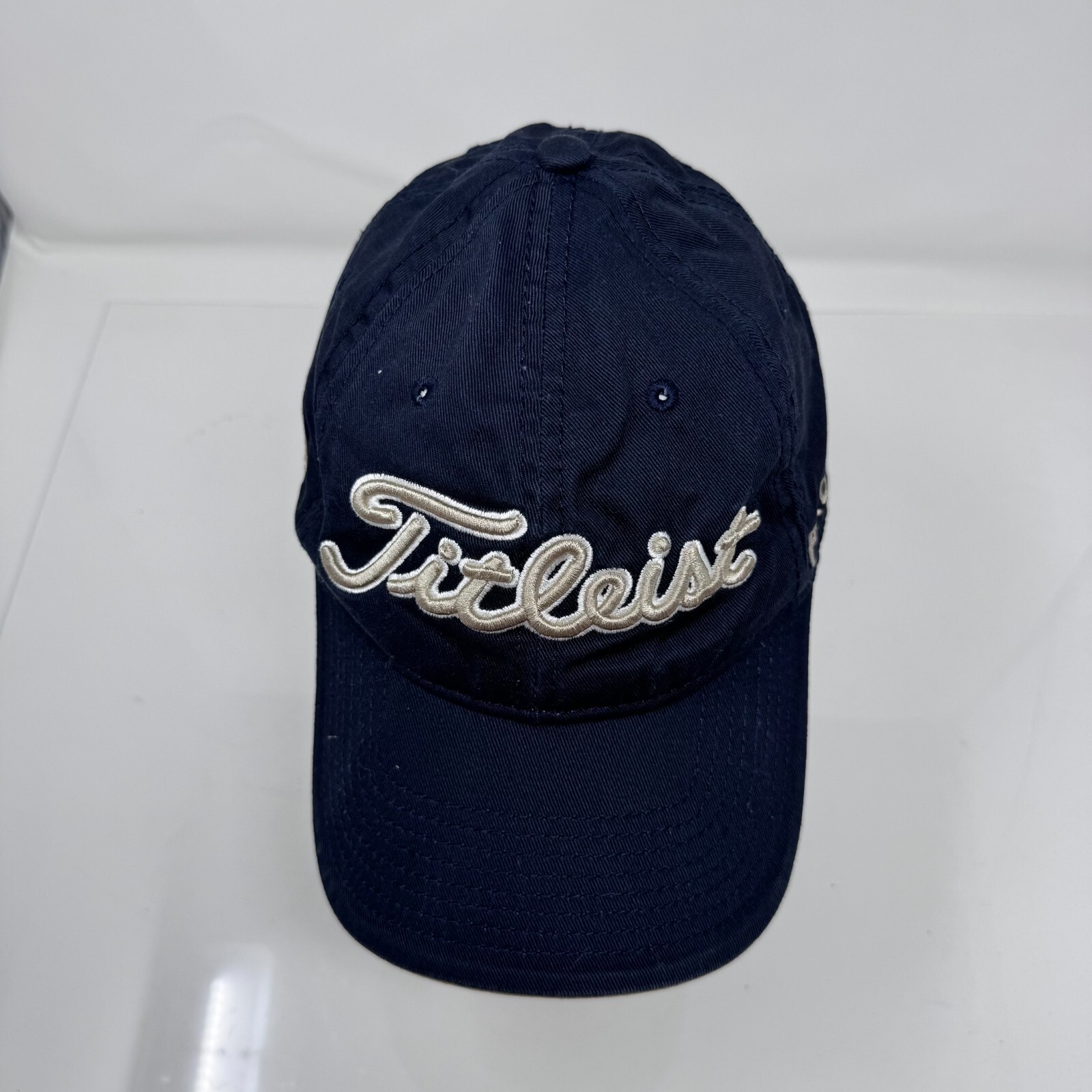Titleist Hat Cap Men Strap Back Navy Pro V1 Foot Joy Golf Baseball Athletic