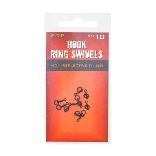 ESP Hook Ring Swivel Smooth Bait Movement D-Rig Carp Fishing Swivels