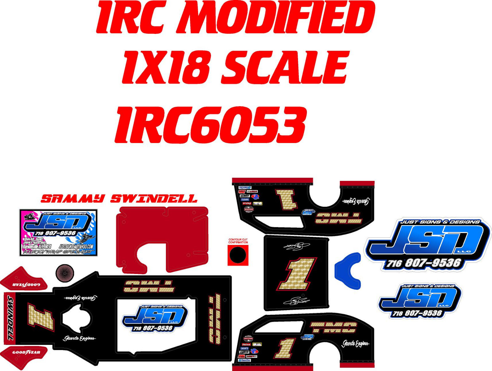 1RC MODIFIED 1RC6053 WRAP THEME SAMMY SWINDELL TMC