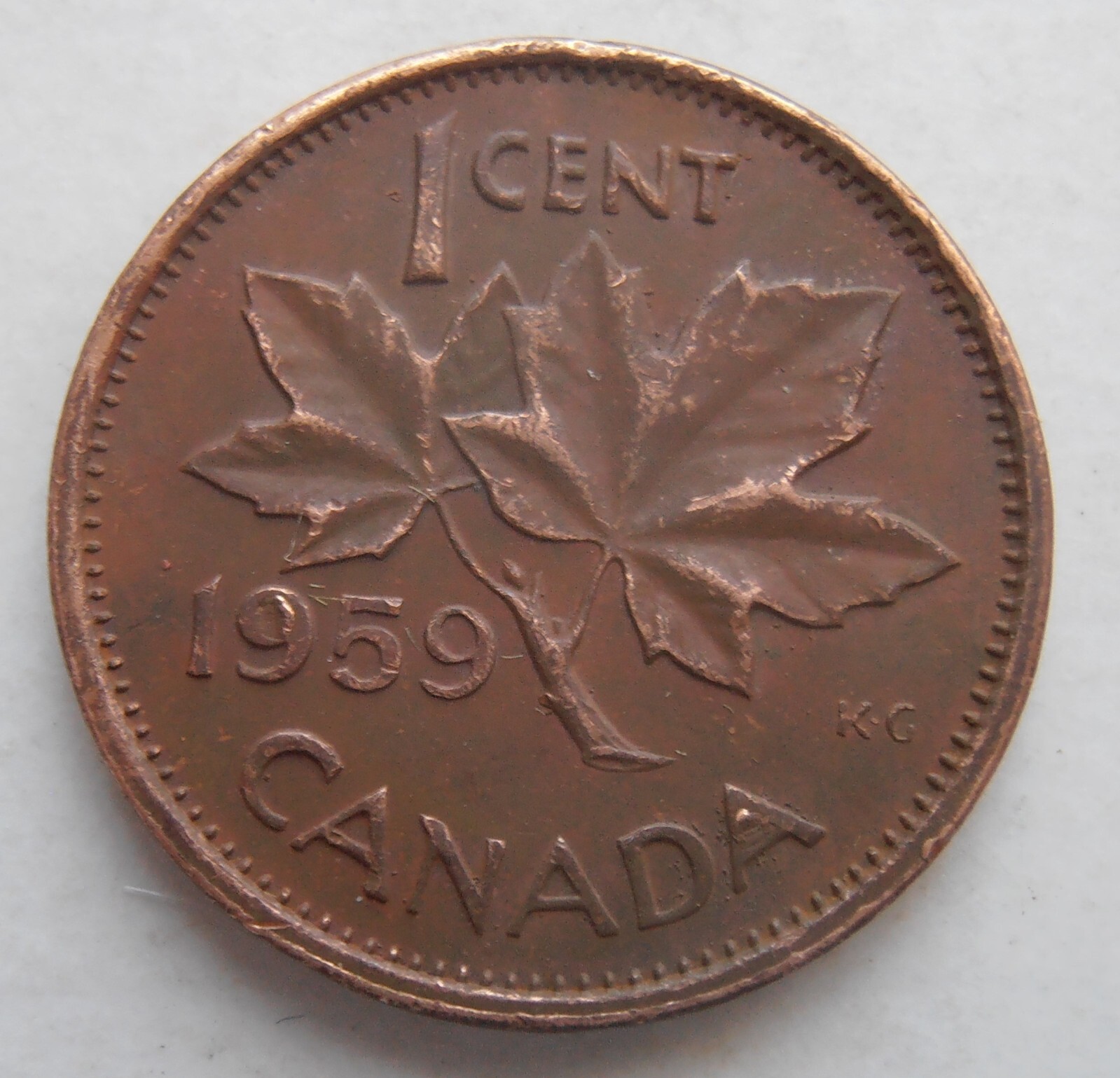 CANADA 1 CENT 1959