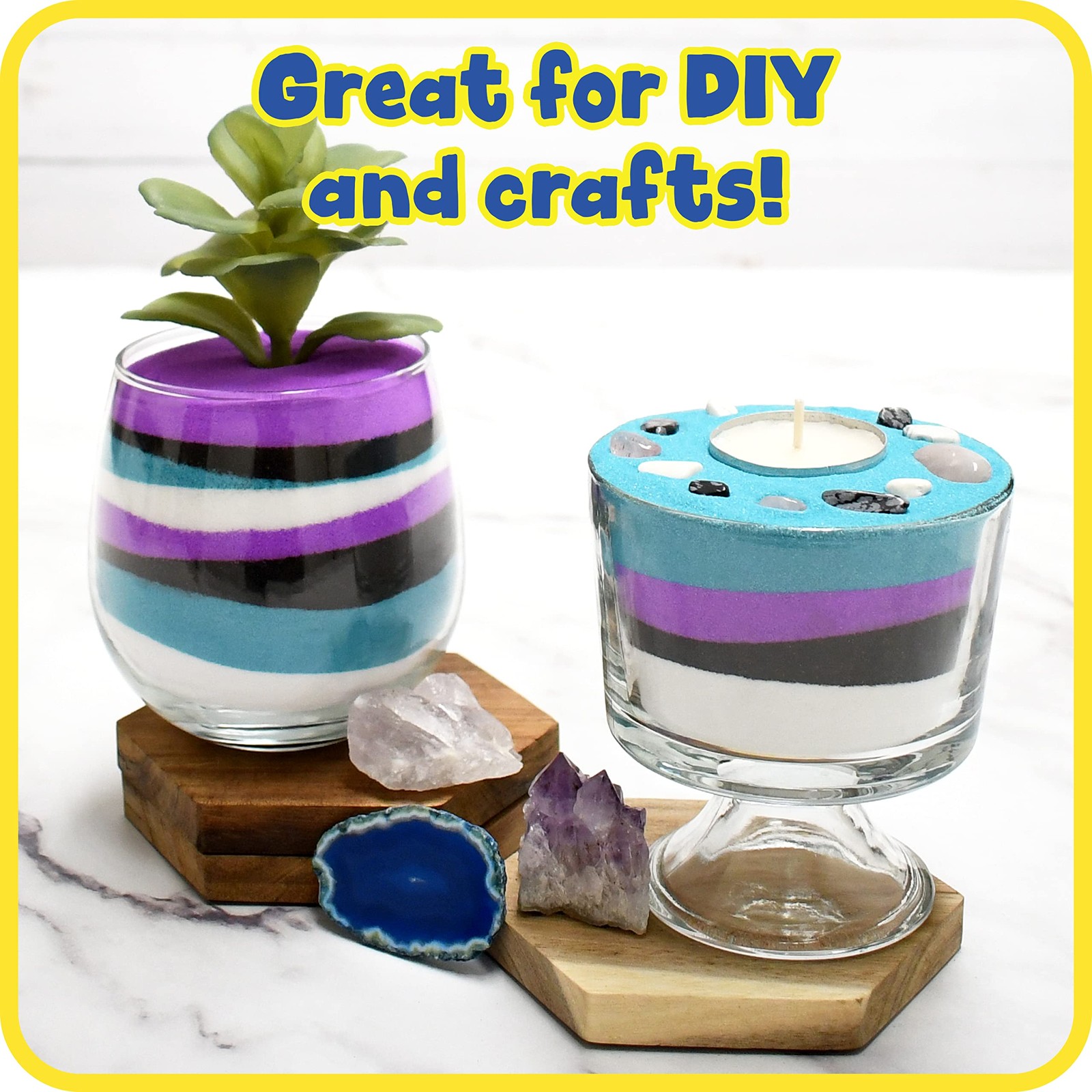 Ready 2 Learn Colored Sand | White | 2.2 lbs | 3.25"L x 3.5"W x 5"H,