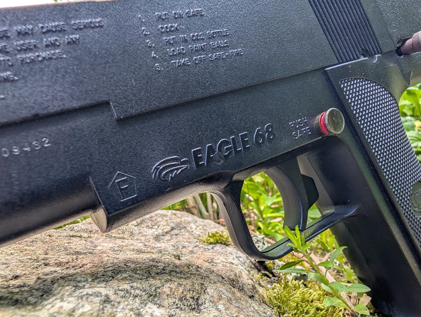 Vintage Brass Eagle 68 Paintball Marker