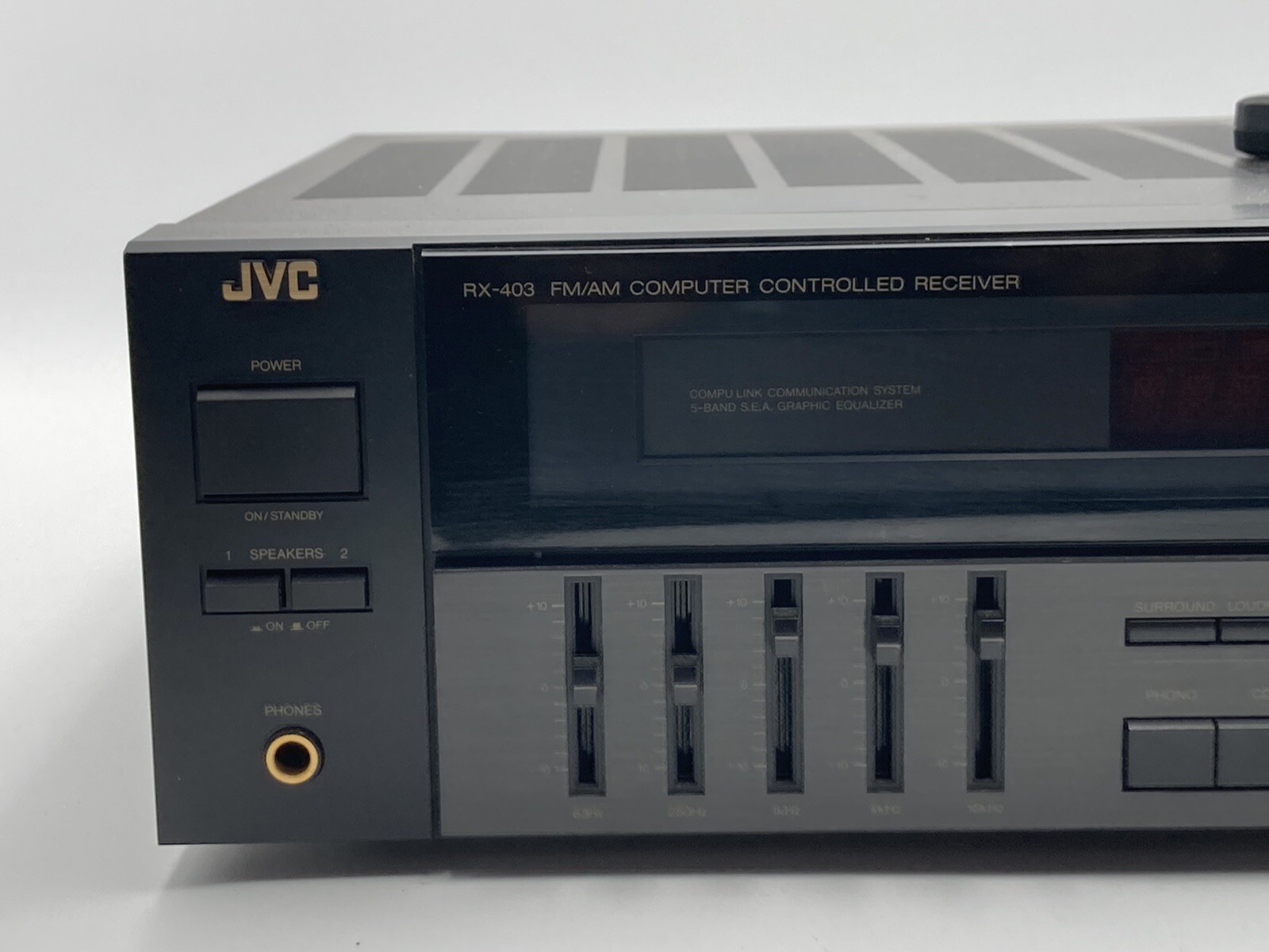 JVC Model RX-403 AM/FM Stereo Receiver Phono Input Tested
