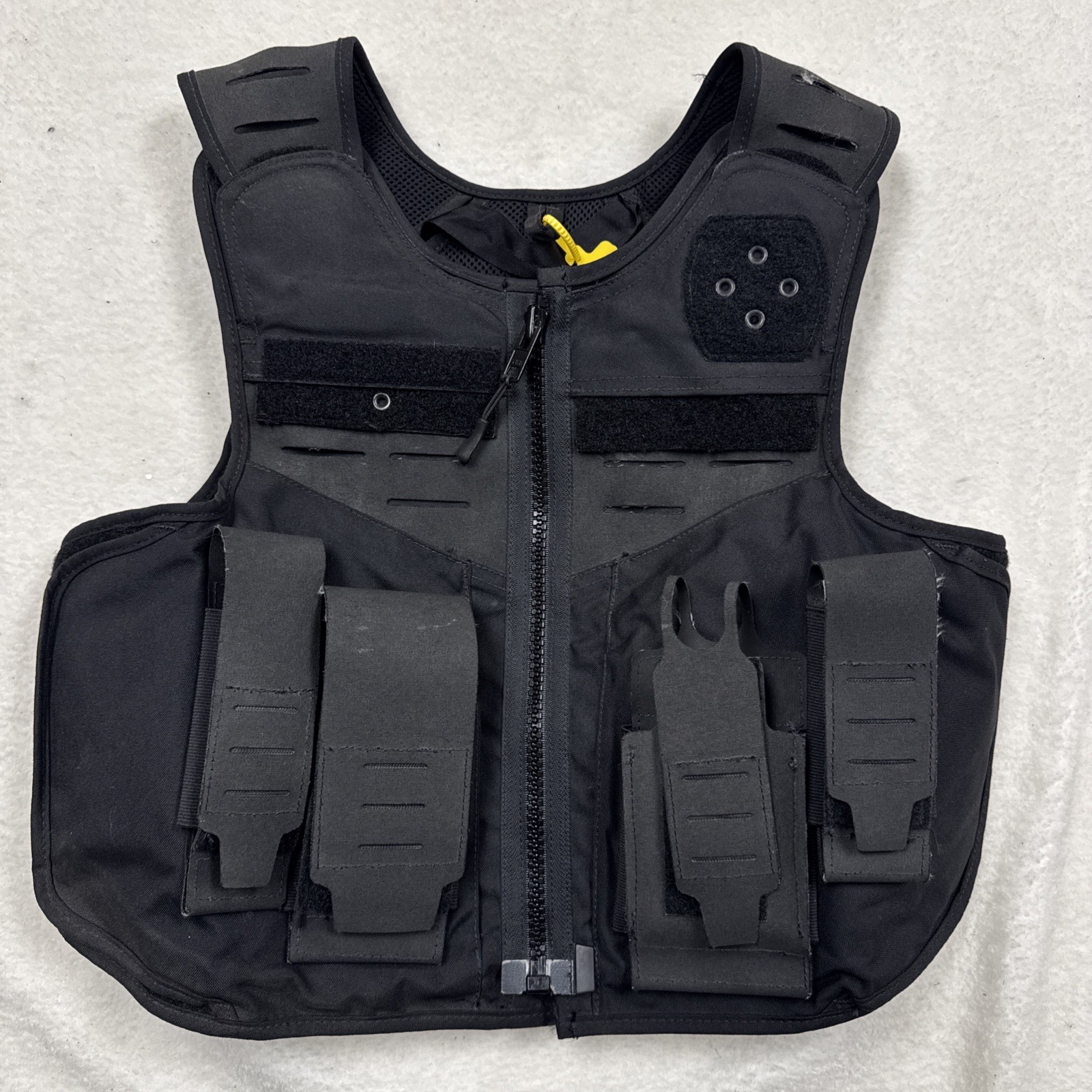 SAFARILAND V1 Fixed Pocket Armor Carrier Front Opening Large Reg 2213-2015 Black