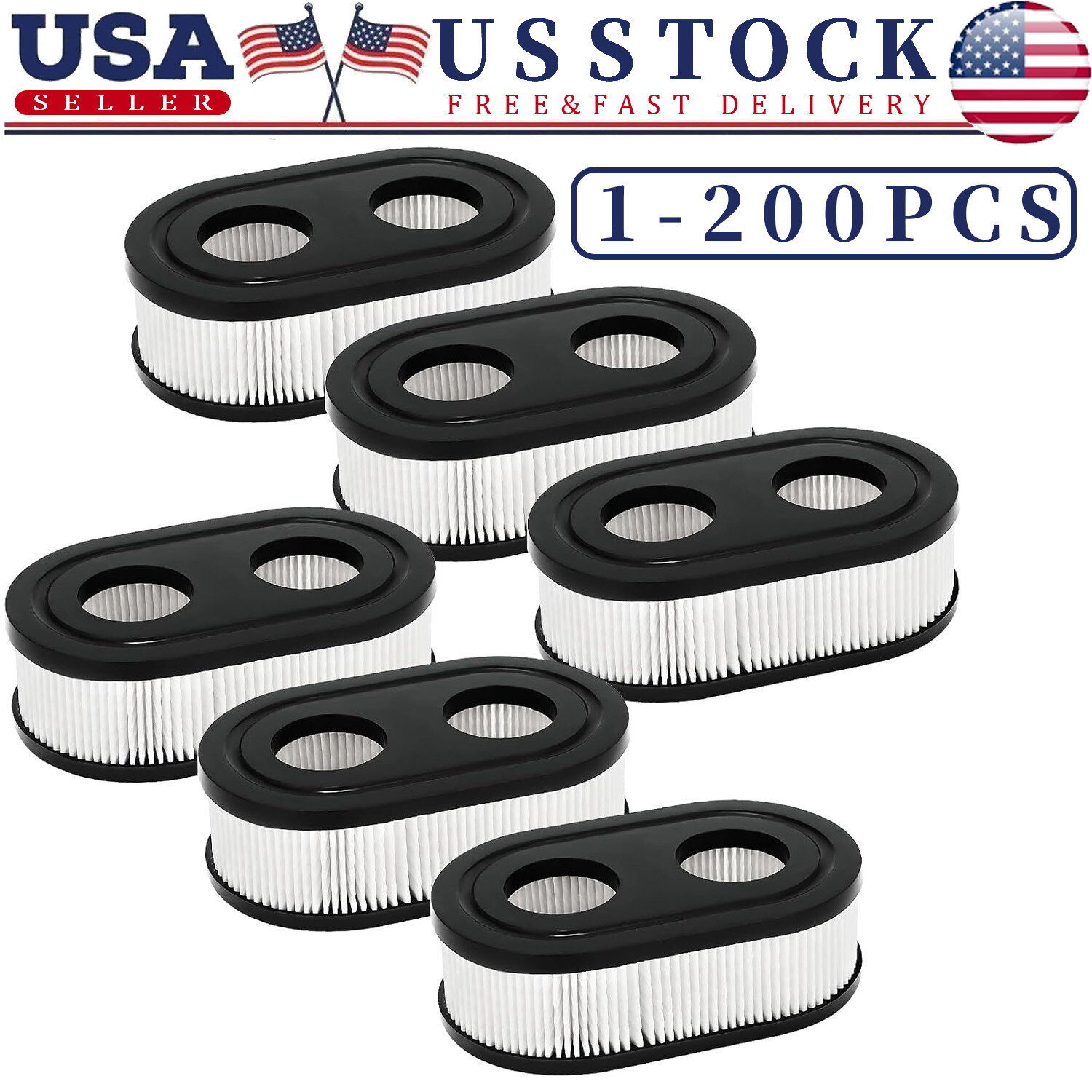 1~200 Pcs Air Filter For Briggs & Stratton 798452 593260 5432 5432K Lawn Mower