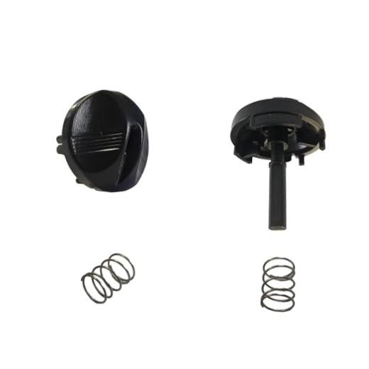 Control Dial Knob Compatible with Honeywell Water Heater Gas 2-Pack Black