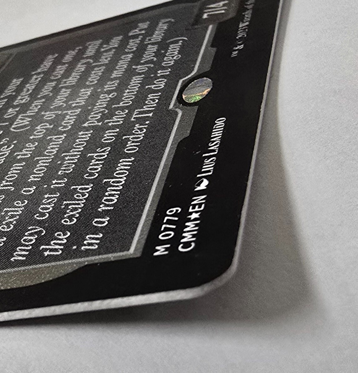 Zhulodok, Void Gorger Commander Masters Foil Etched THICK CARD Commander