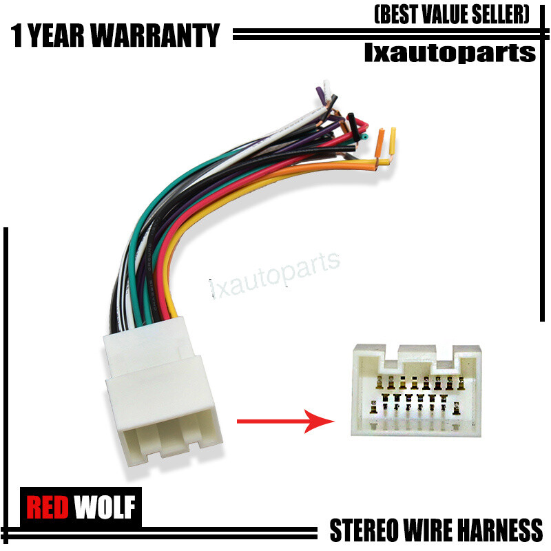 Aftermarket Car Stereo Radio Wire Harness Adapter Fits For Ford Ranger 1998-2011