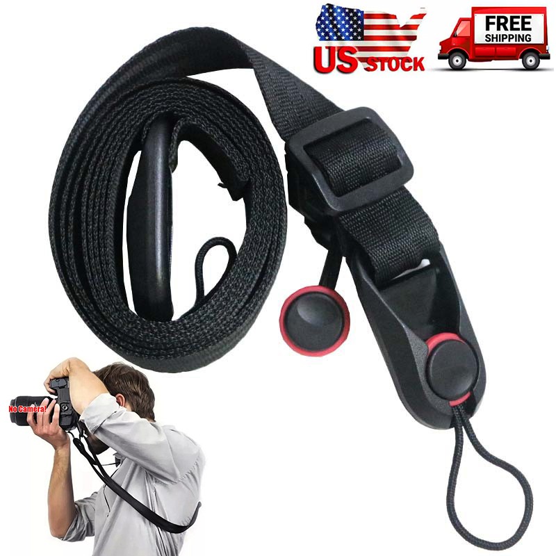 Camera Shoulder Strap Quick Release Buckles Adjustable DSRL SLR TLR Neck Strap