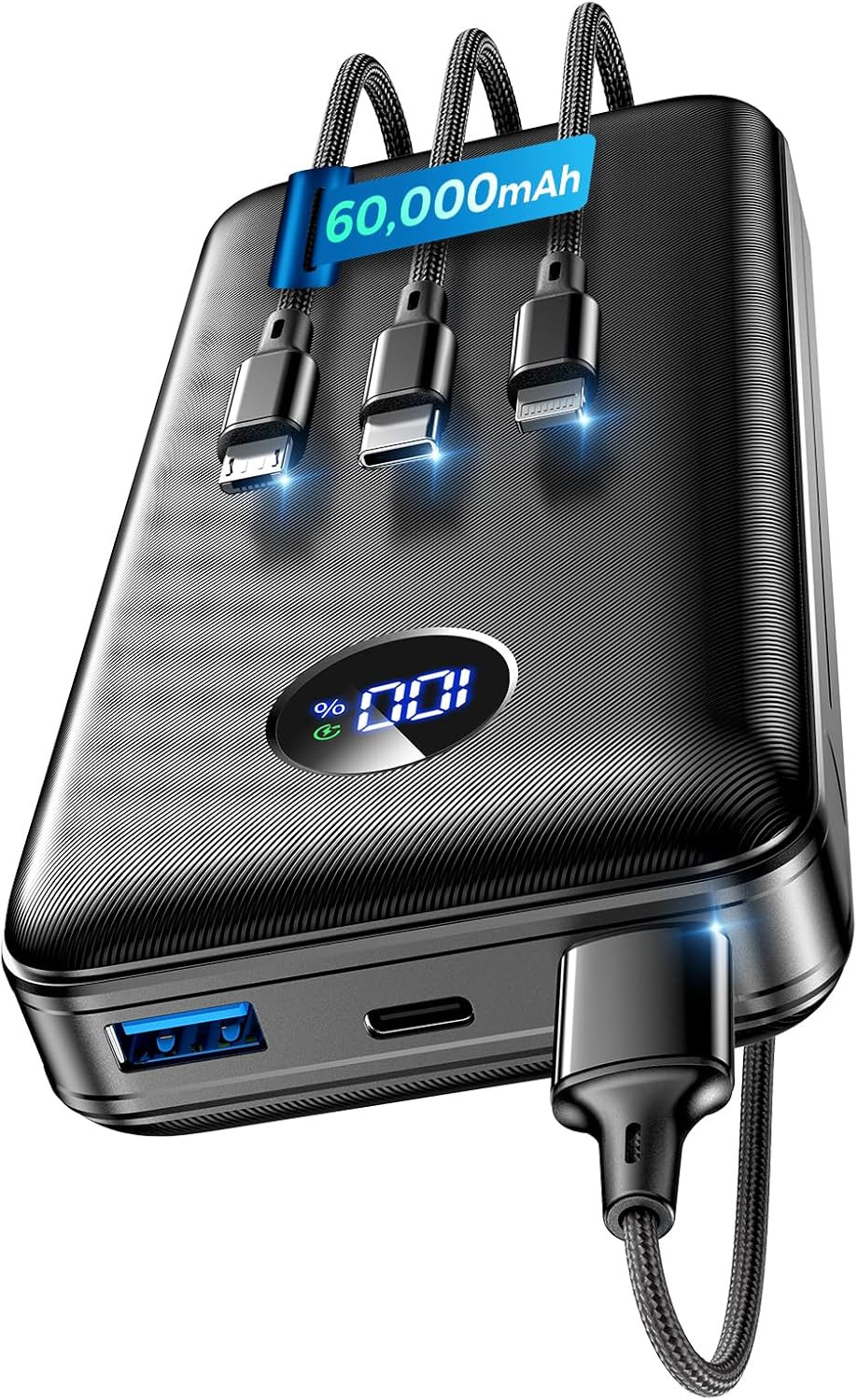 Portable Charger Power Bank - 60,000Mah Battery Pack, 22.5W Fast Charging Phone