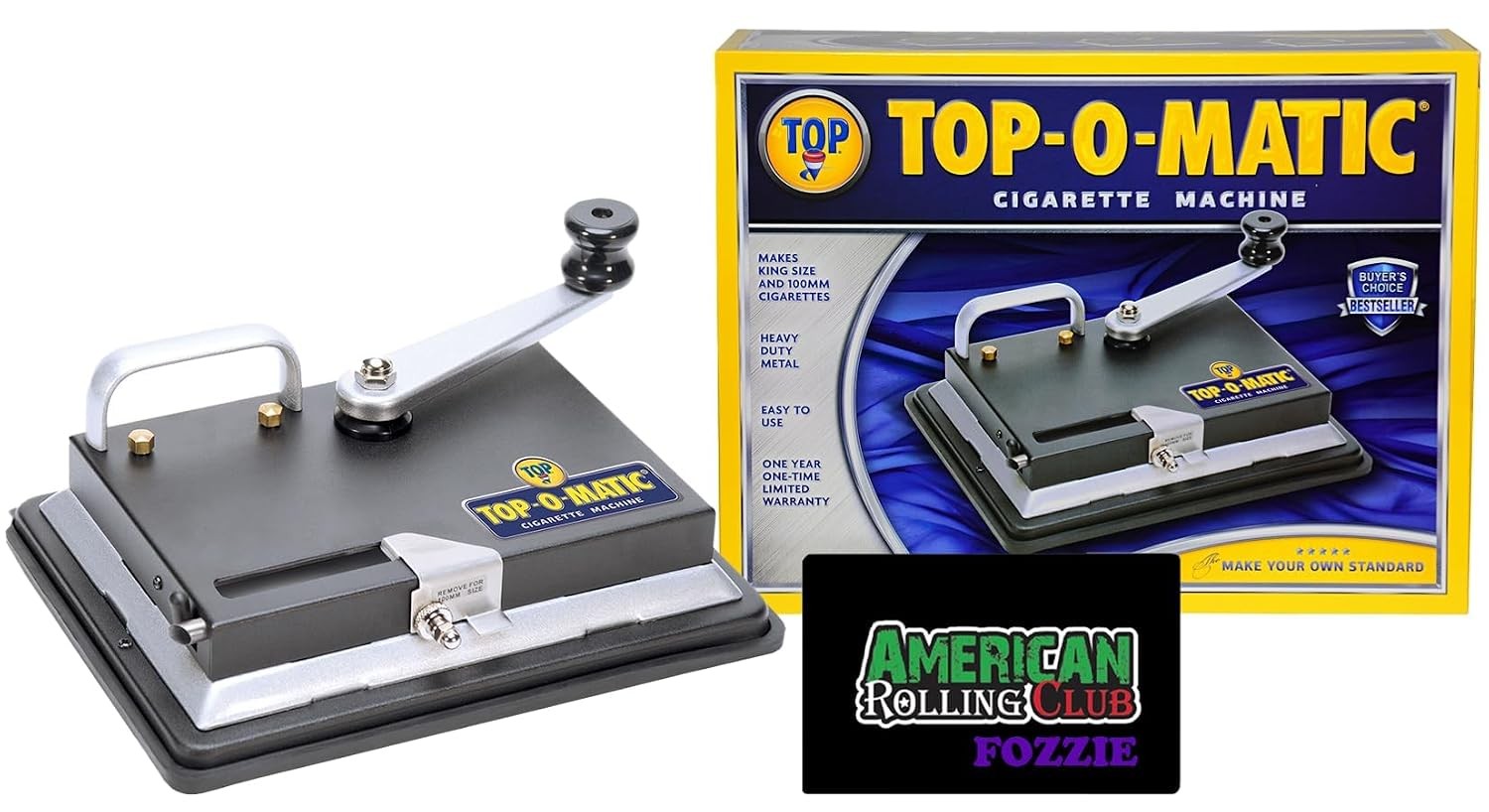 Vintage Top-O-Matic Cigarette Injector Machine with Fozzie Bear Card Collectible