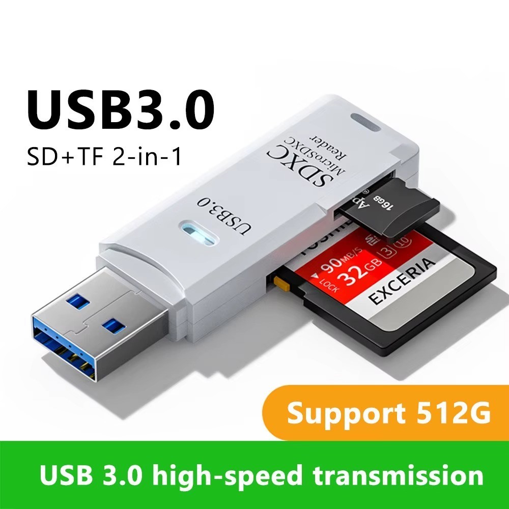 USB 3.0 Micro SD SDHC TF Card Reader Memory Adapter for PC Laptop Camera lot