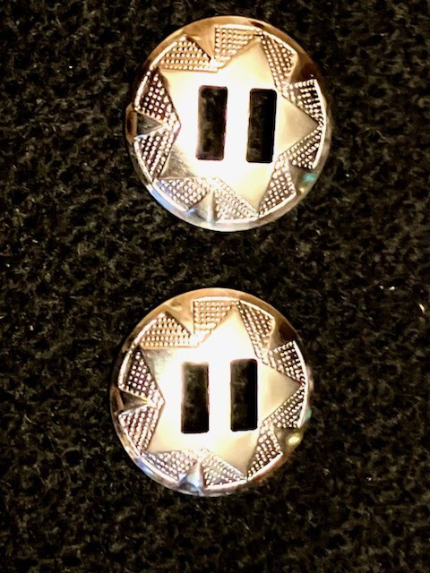 Conchos - 1" - Slotted Star Concho - Nickle Plated - Pack of 20 (C63)