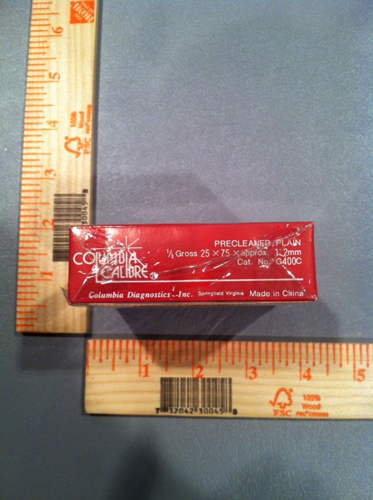 Vintage Microscope Slides