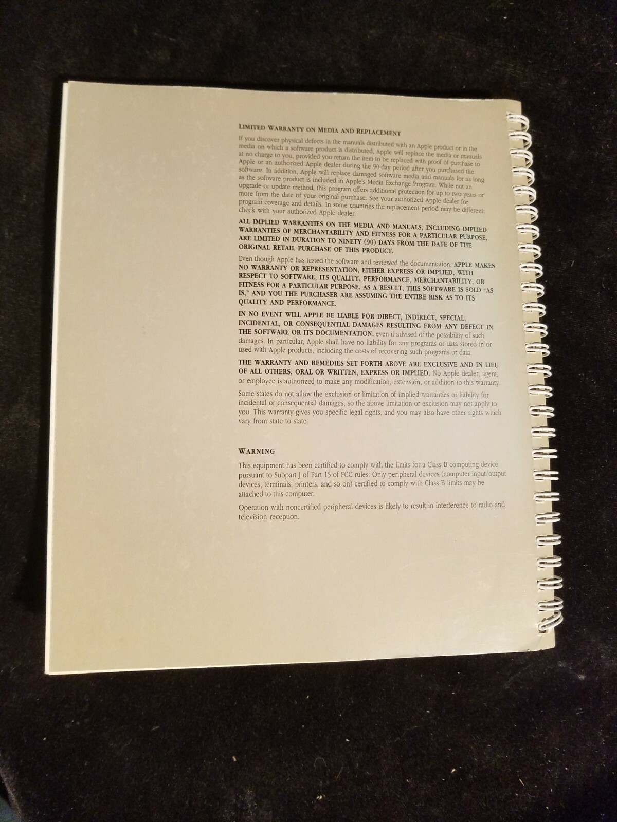 Vintage APPLE Image Writer II Owner's Guide
