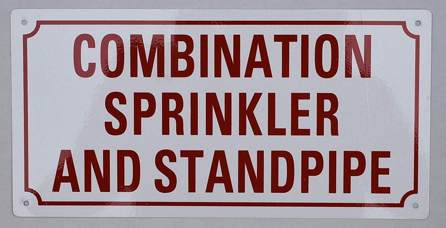 Combination Sprinkler and Standpipe Sign (Aluminium Reflective, ...-REF24-1027