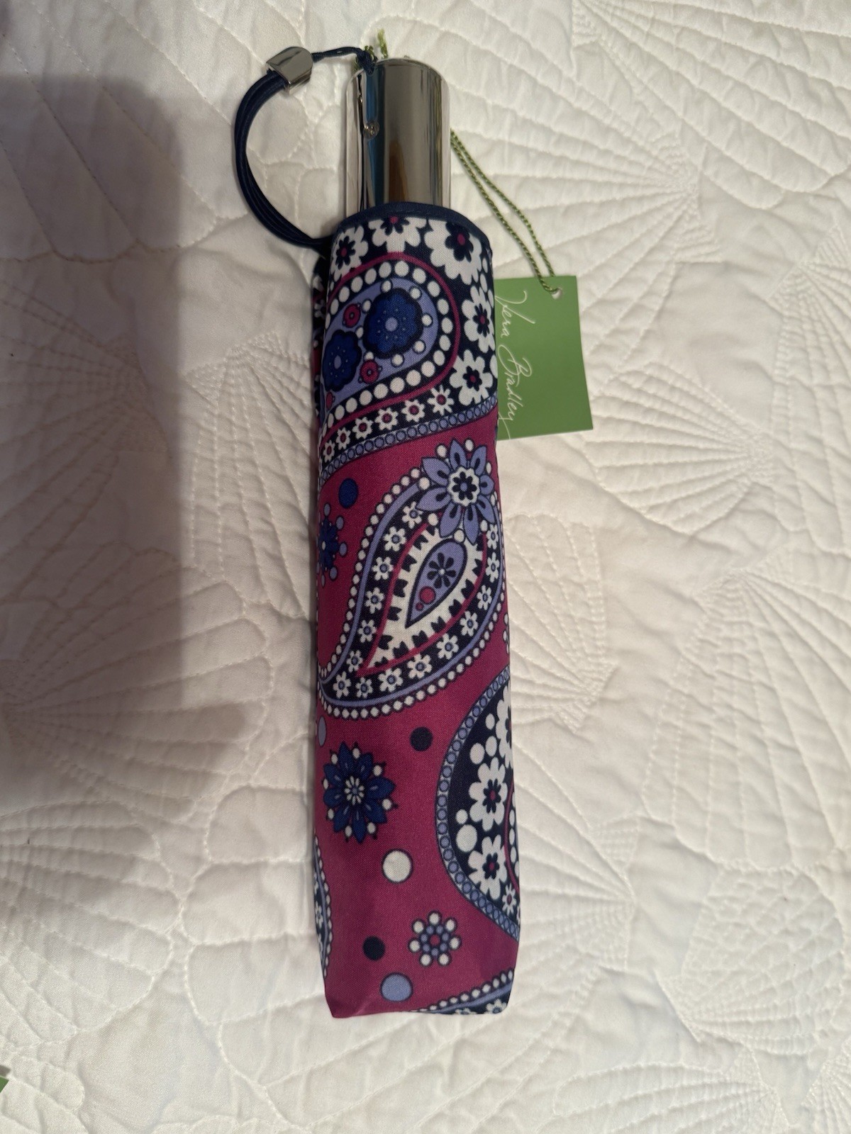 Vera Bradley  “BOYSENBERRY”  Auto Open/Close Full Size Umbrella. RETIRED & HTF.