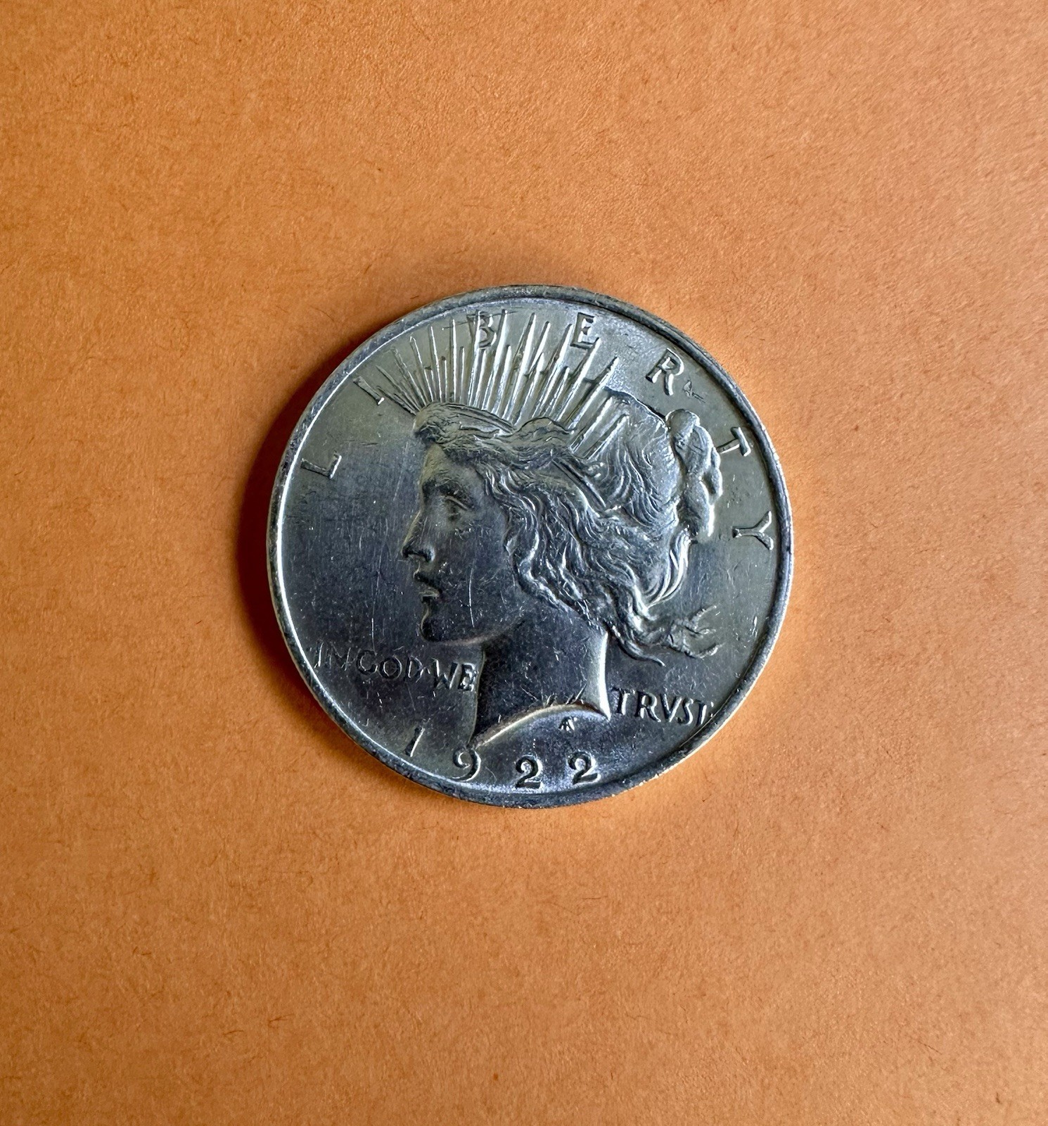 1922 Peace Silver Dollar $1 Philadelphia 90% Silver Better Date Collector Coin