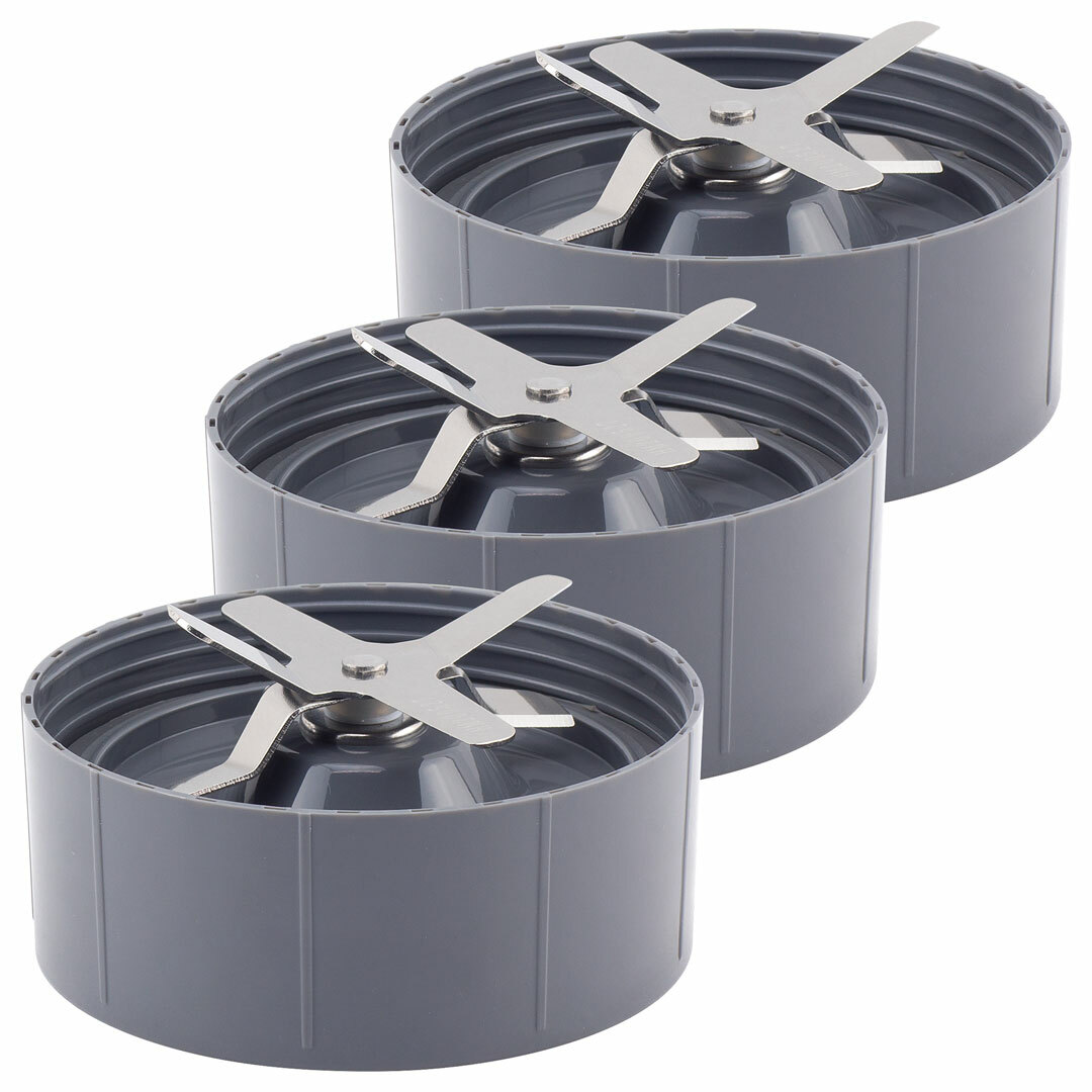 3 Pack Extractor Blades Replacement for NutriBullet 600W 900W NB-101B NB-101S