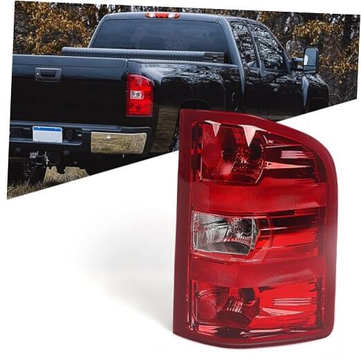 Right Tail light Assembly Compatible with Right (Passenger Side) Red Trim