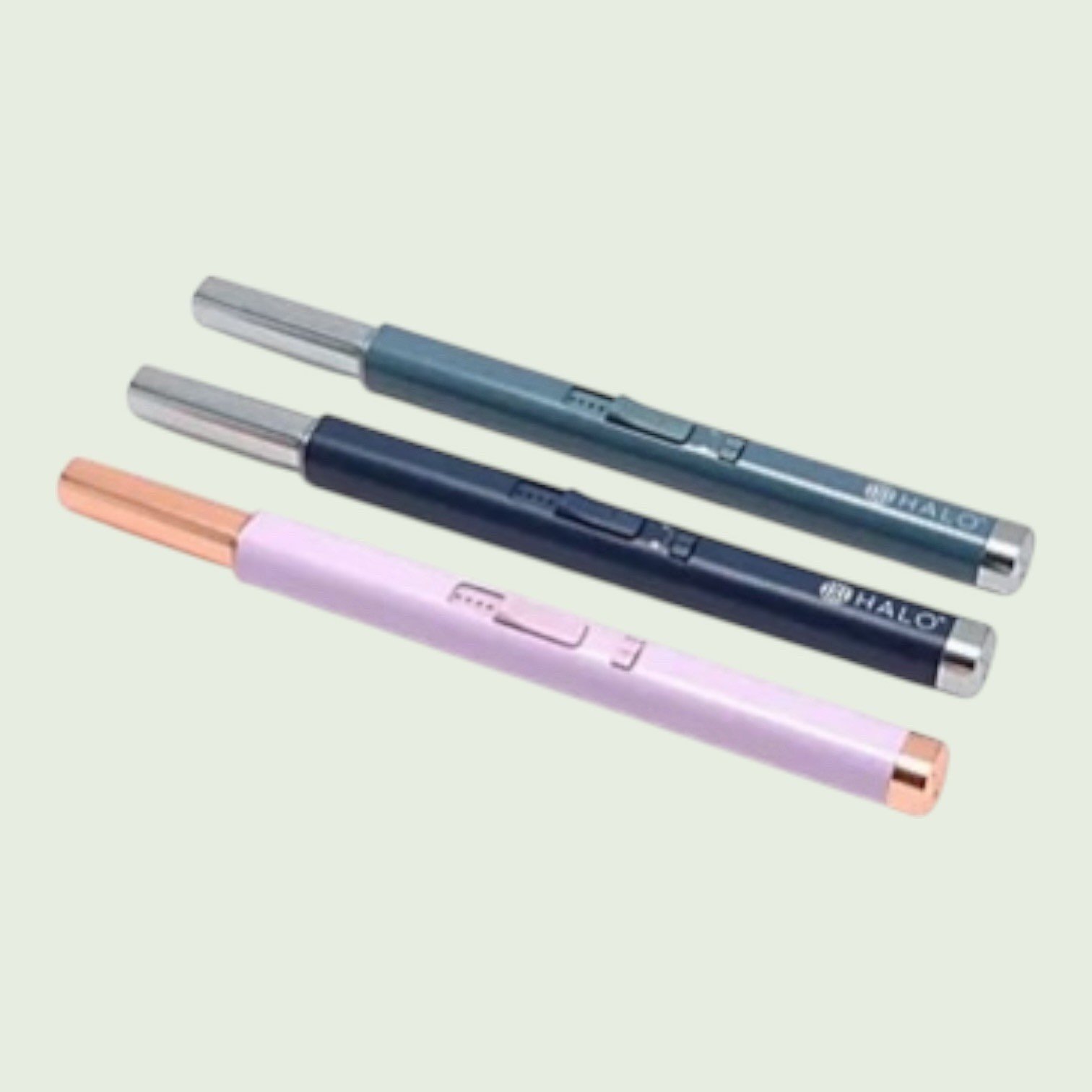 (3x) Halo Plasma Rechargeable Lighter Wand With 3 USB Cables ( Frosted)