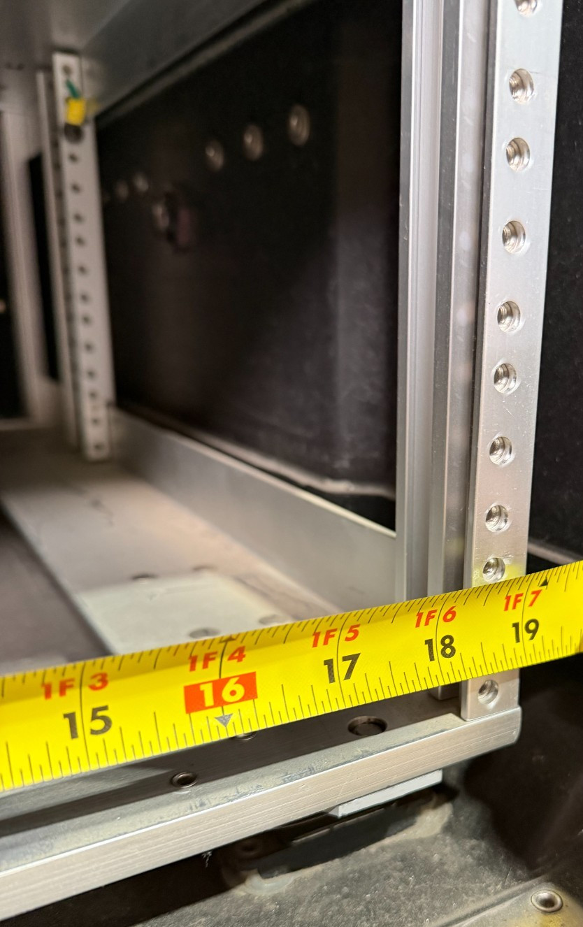 ECS Server 5U Rack Rackmount 19" X 24" Frame Waterproof Black Storage Case