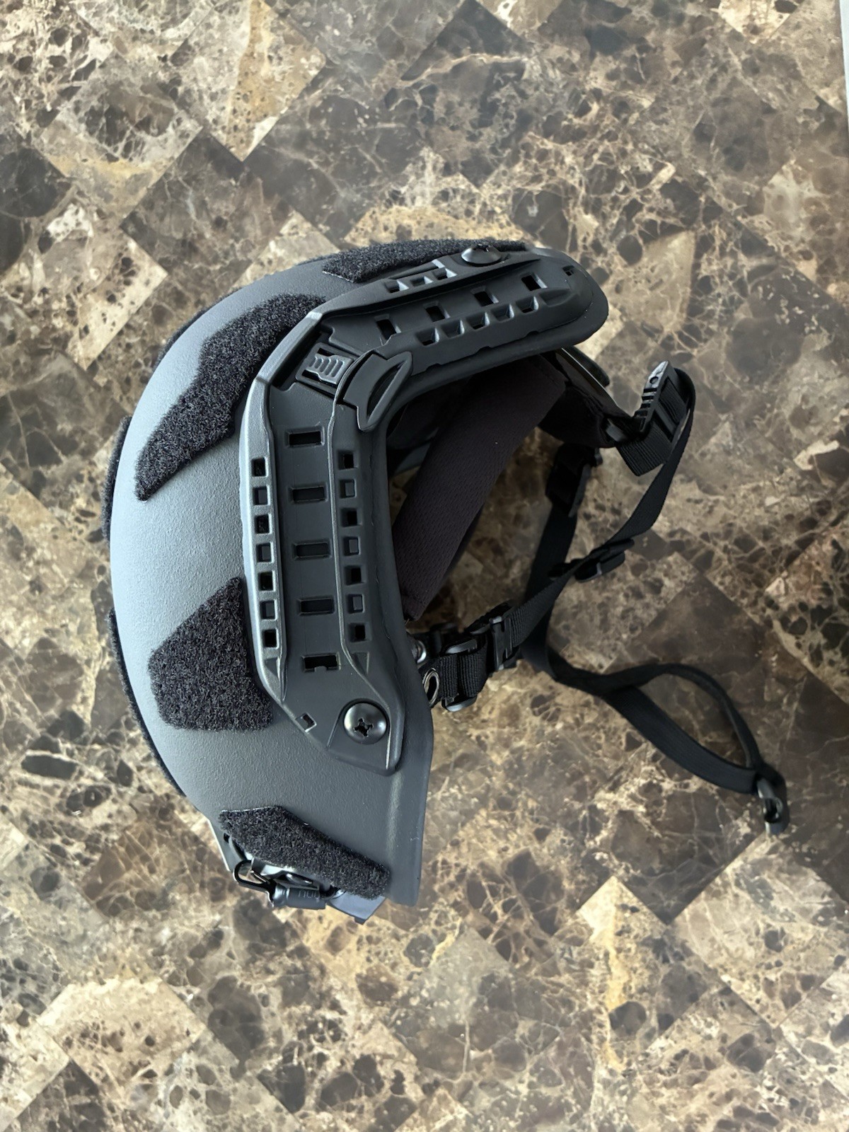 GLF Tactical Ballistic Kevlar Helmet Level 3A Made With Kevlar High-cut BLACK