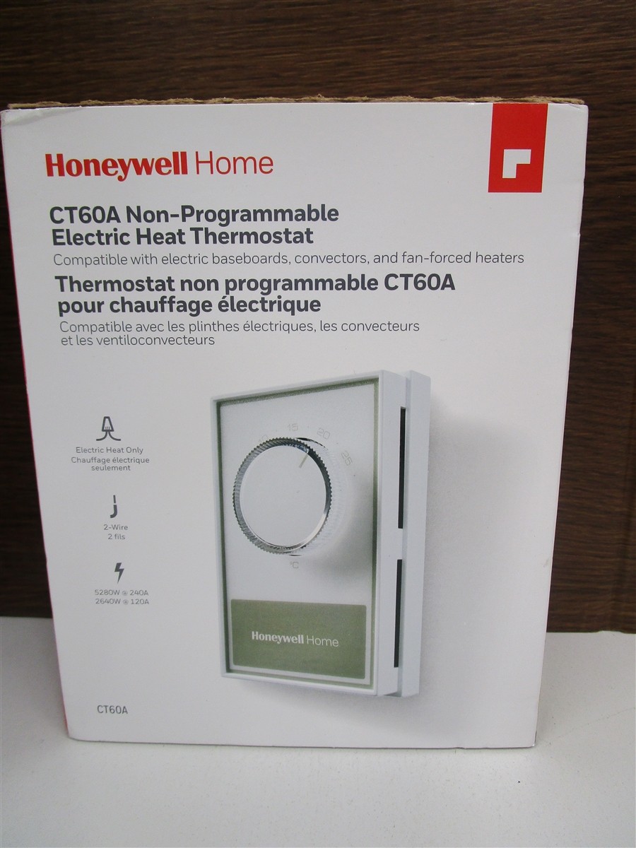 HONEYWELL CT60A1036 CT60A Non Programmable Electric Heat Thermostat CELIUS ONLY