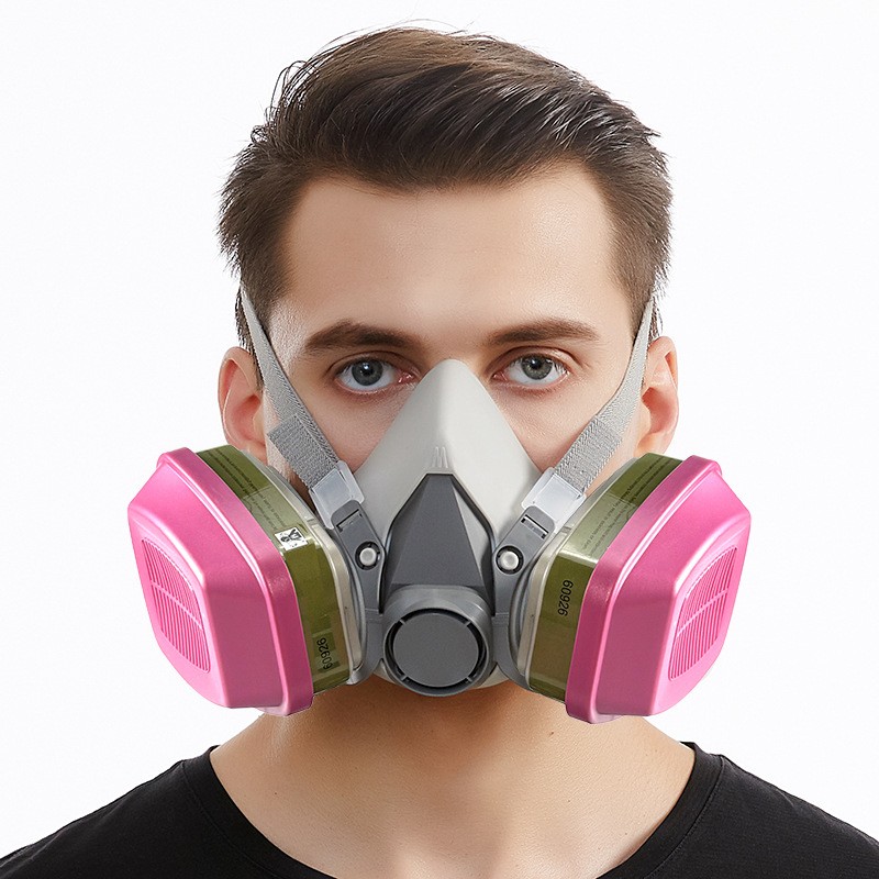 6200 Half Facepiece Respirator Protective Mask with 60926 Multi-Purpose Filter