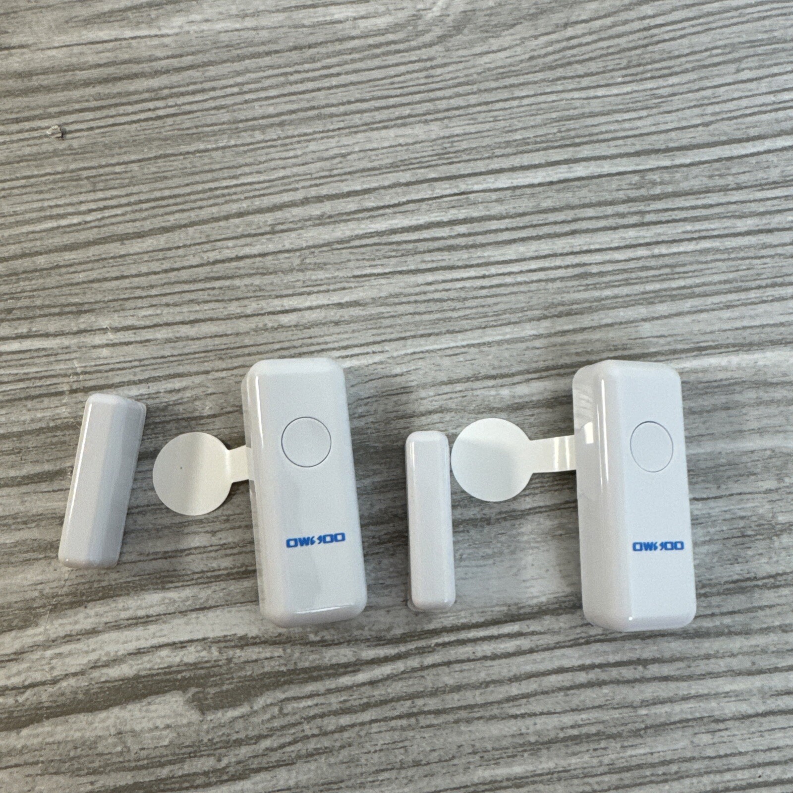 2 x Oswoo Smart Wifi Door / Window Sensor Model: PG-100