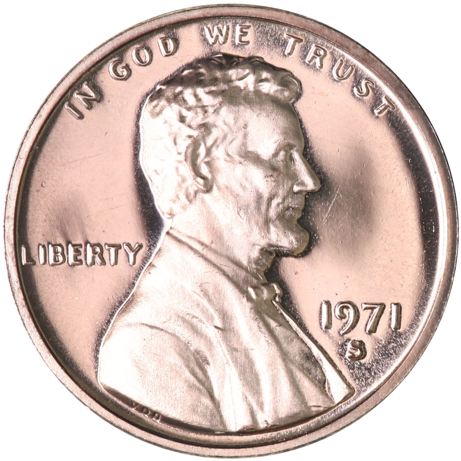 1971 S Lincoln Memorial Cent Gem Proof