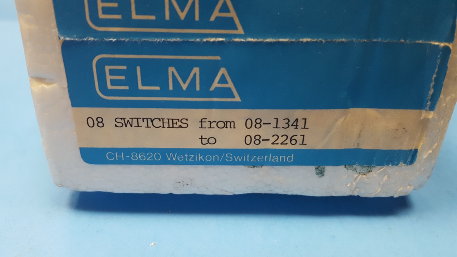 SELECTOR SWITCH, 08-2261, ELMA, Rotary