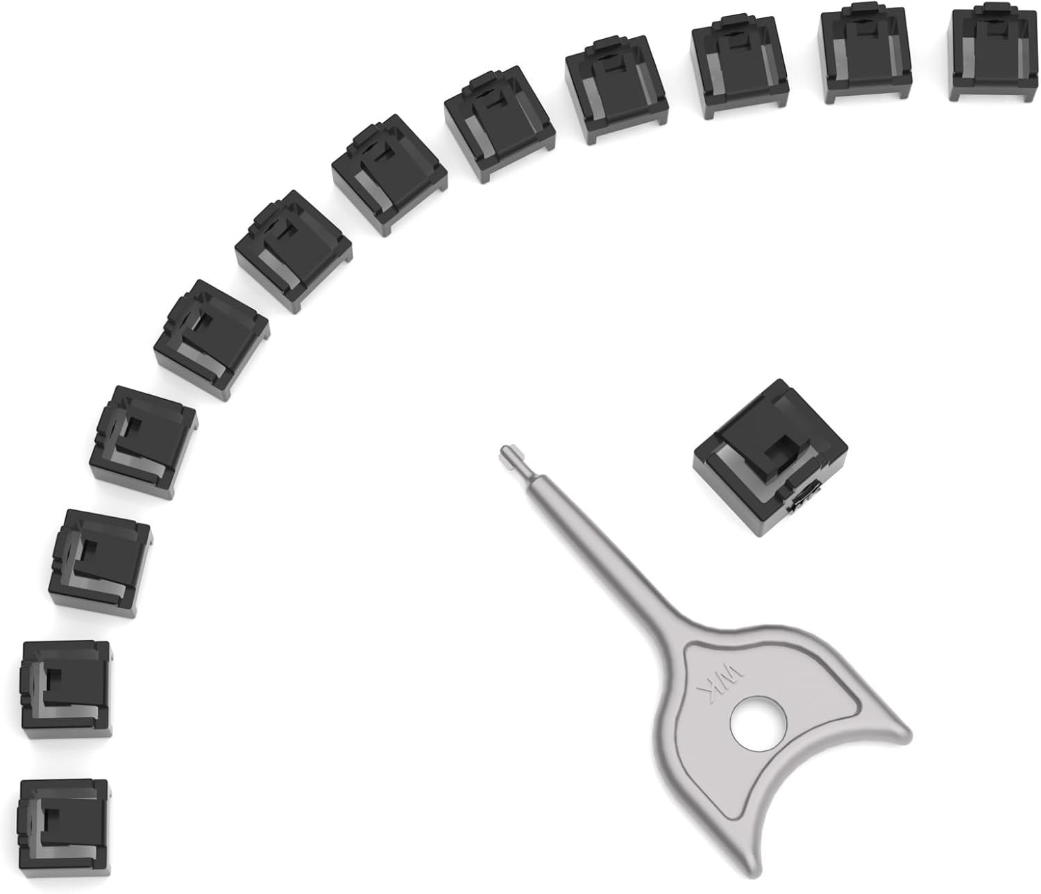12-Pack RJ45 Port Lock with 1 Key, Security Network Port Lock & Dust Cover,Femal