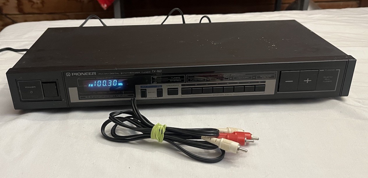 PIONEER TX-960 Digital Synthesizer TUNER FM/AM
