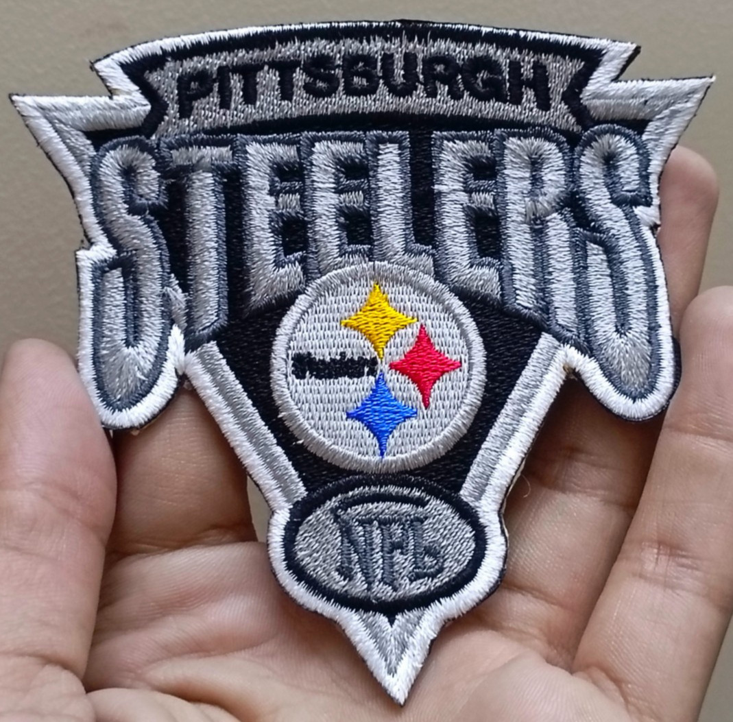 Pittsburgh Steelers NFL Team Logo Iron On Patch - Sew Patch - Embroidered Patch