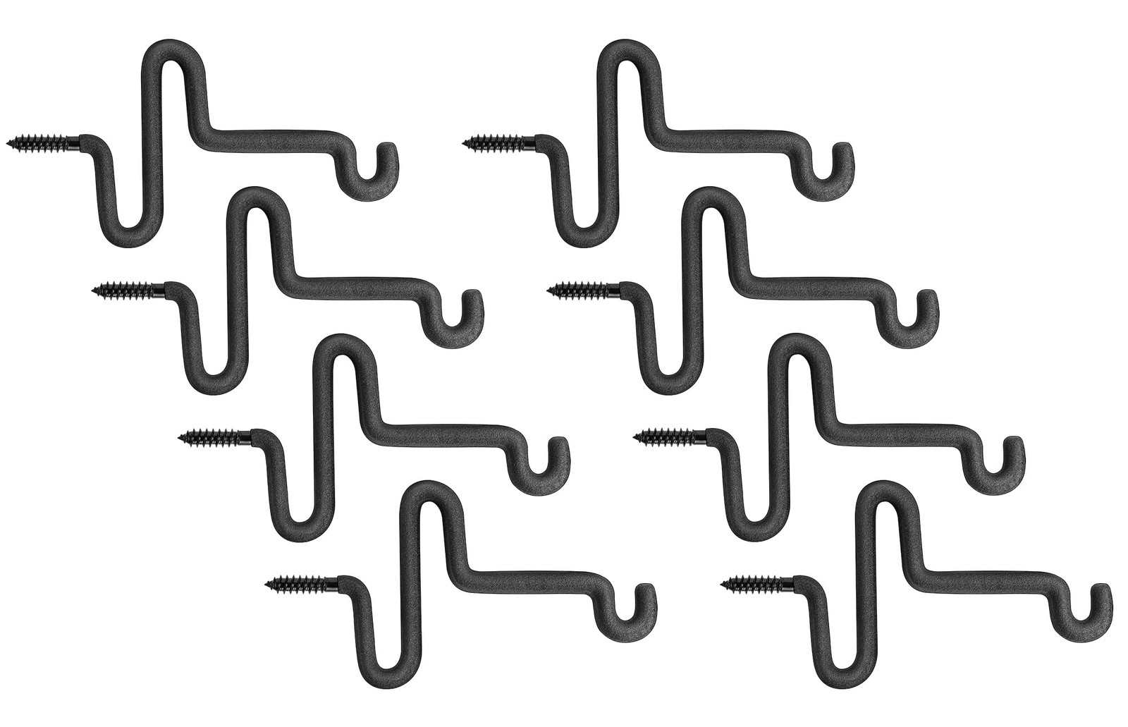 RunNico 8 Pcs Bow Gear Holder, Screw-in Hunting Tree Stand Hook with Coating,...