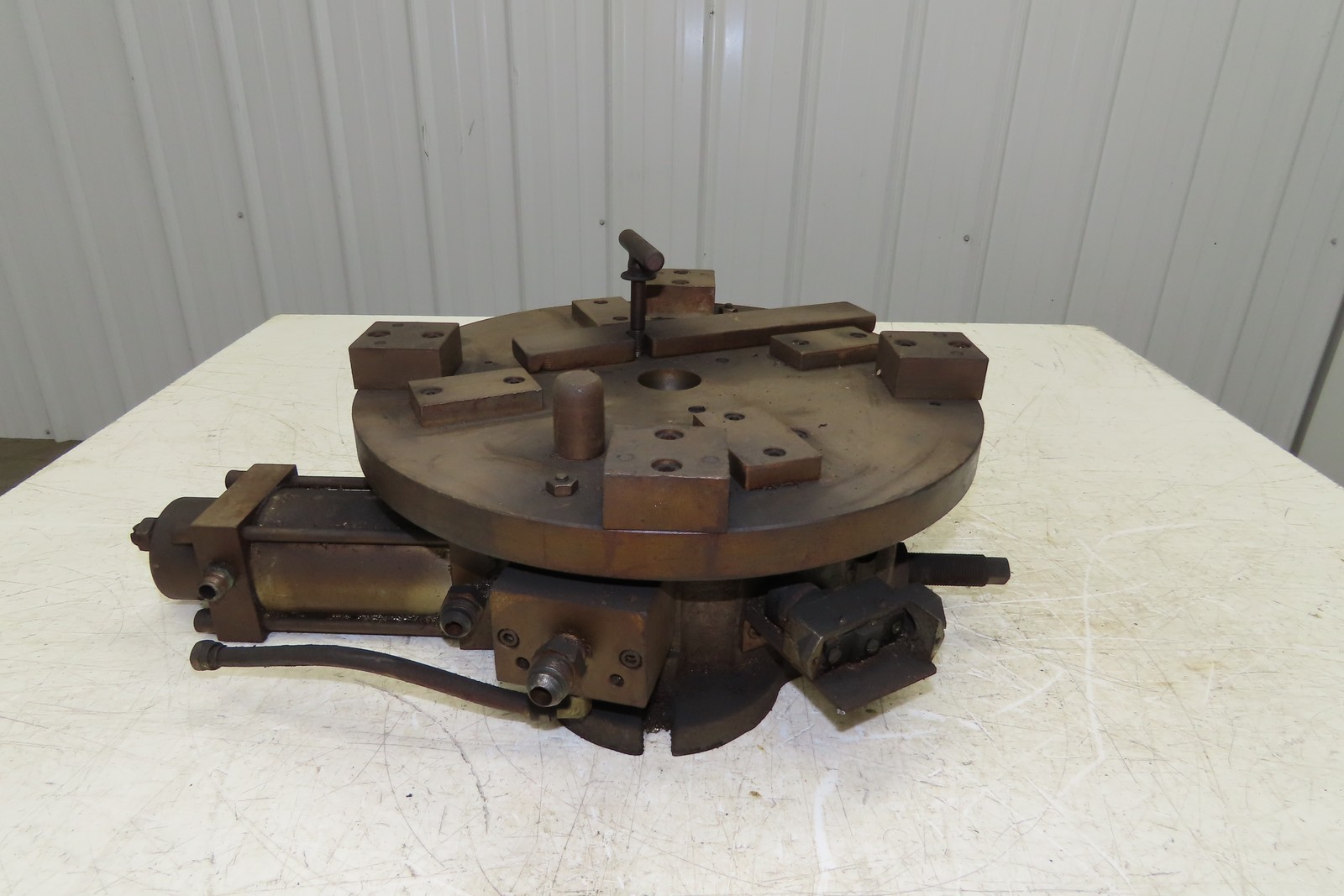 Air-Hydraulics 15" Pneumatic Rotary Index Table  -Needs Repair