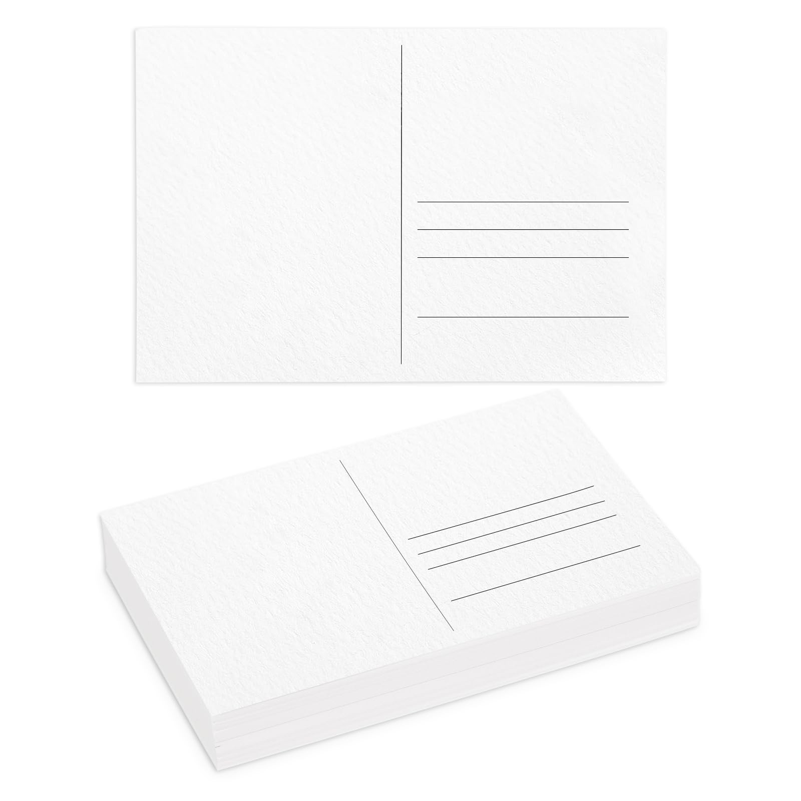 50 Pieces Watercolor Postcards, 100% Cotton 140lb/300gsm Blank Postcards 4x6 ...