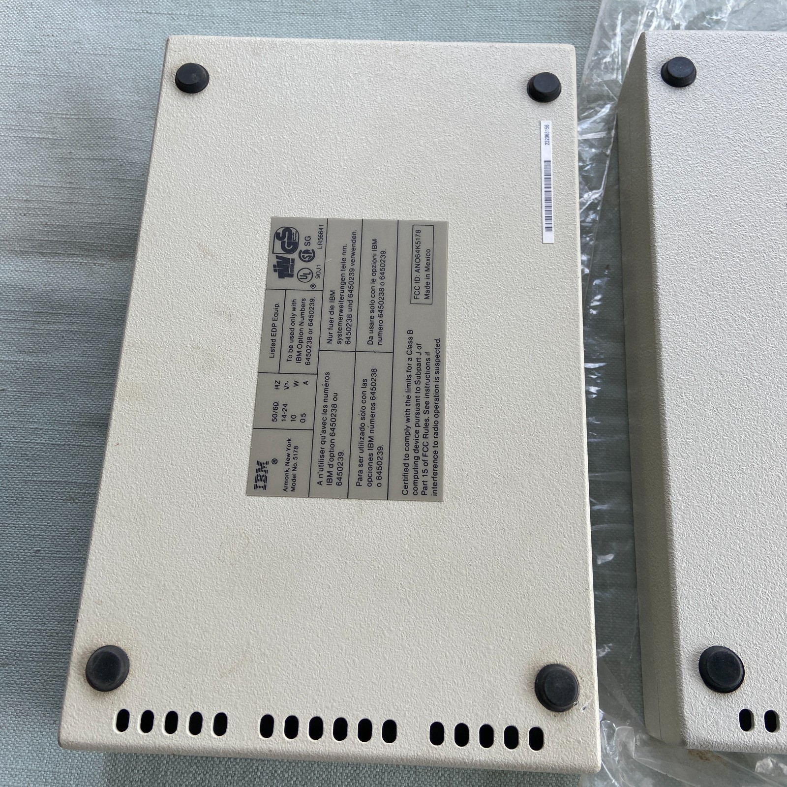 IBM PC Network Translator Unit Lot 2 Model 5178 Coax Base Expander Cable Vintage