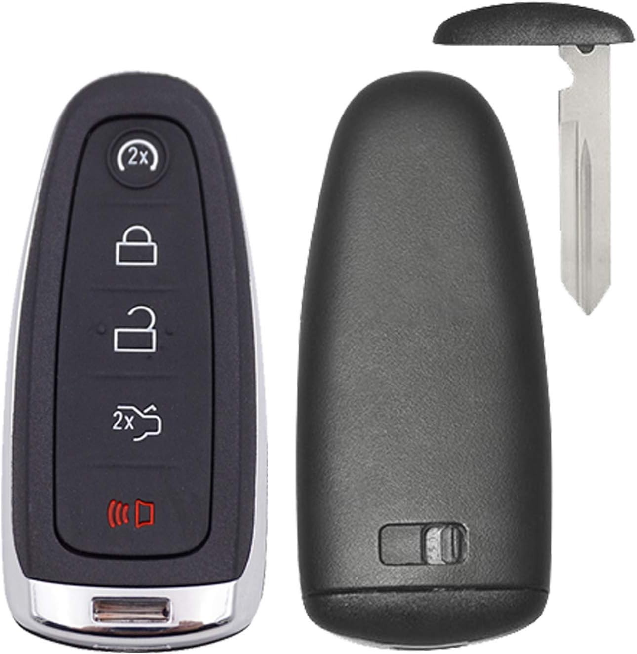 for Ford Smart Key Fob Shell Case Fit for Ford Edge Escape Explorer Focus Flex T