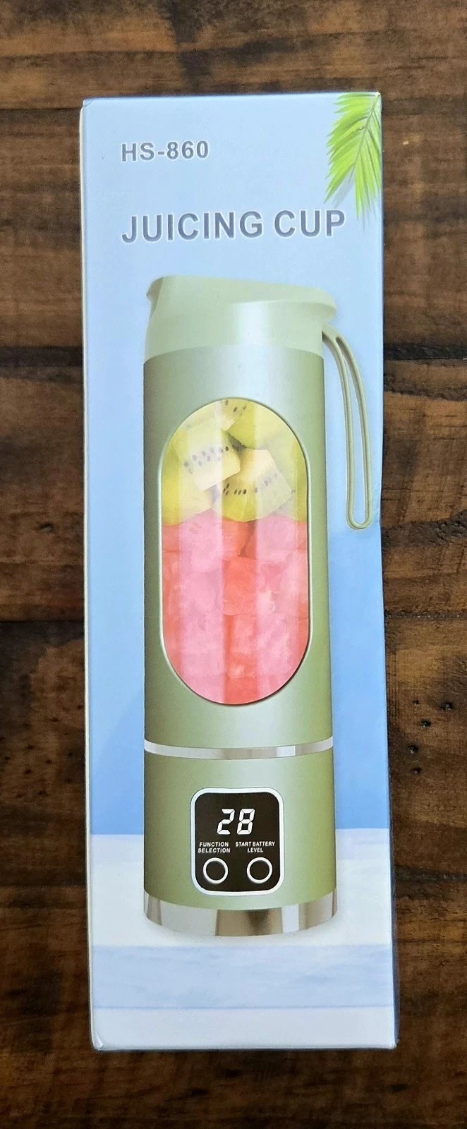 Portable Juicing Cup USB Rechargeable Blender Smoothie Maker  NEW HS-860
