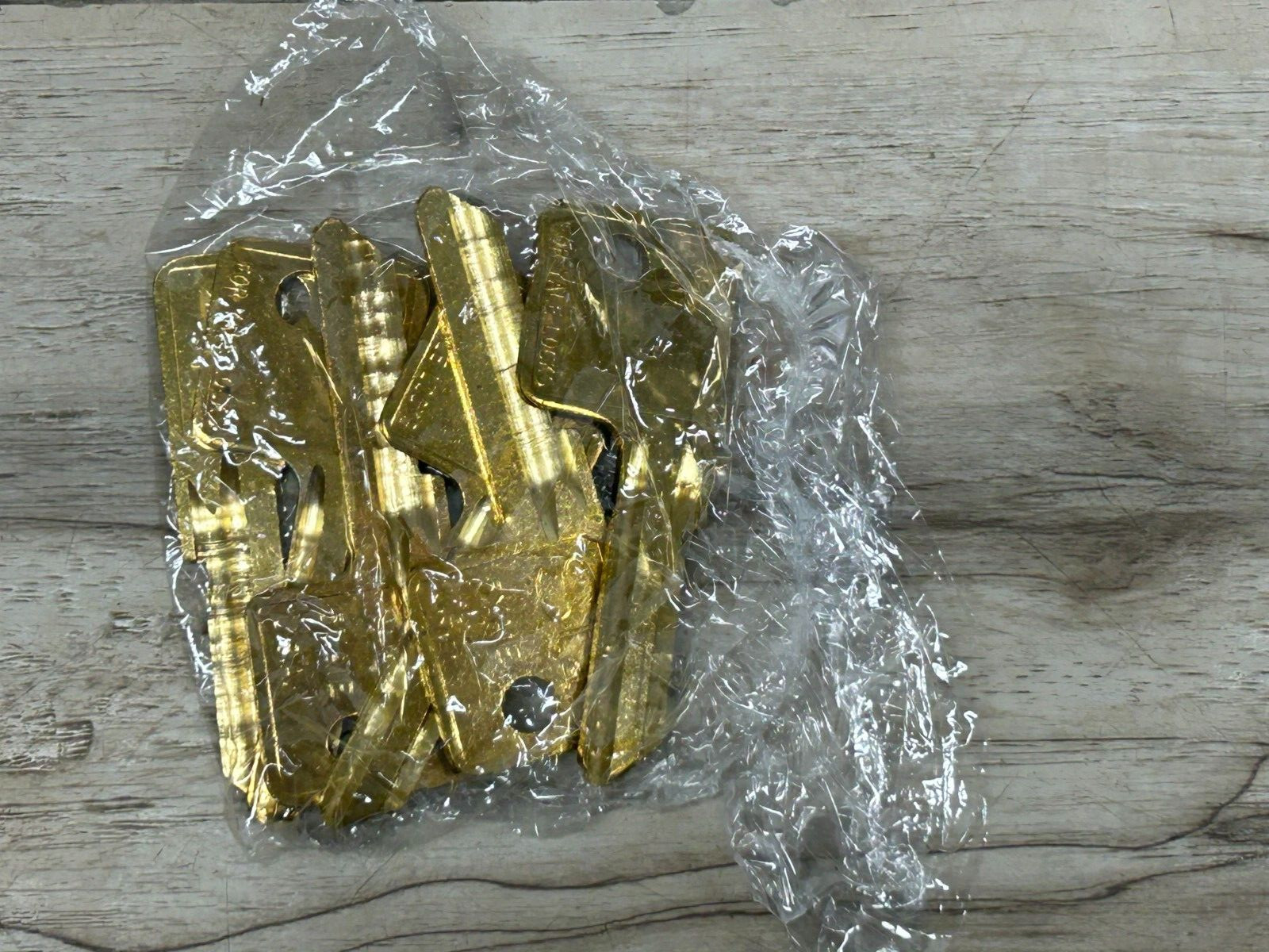 STAR Locksmith Supplies Brass 5YAIE Key Blanks Set Of 6 For Yale Locks USA NOS