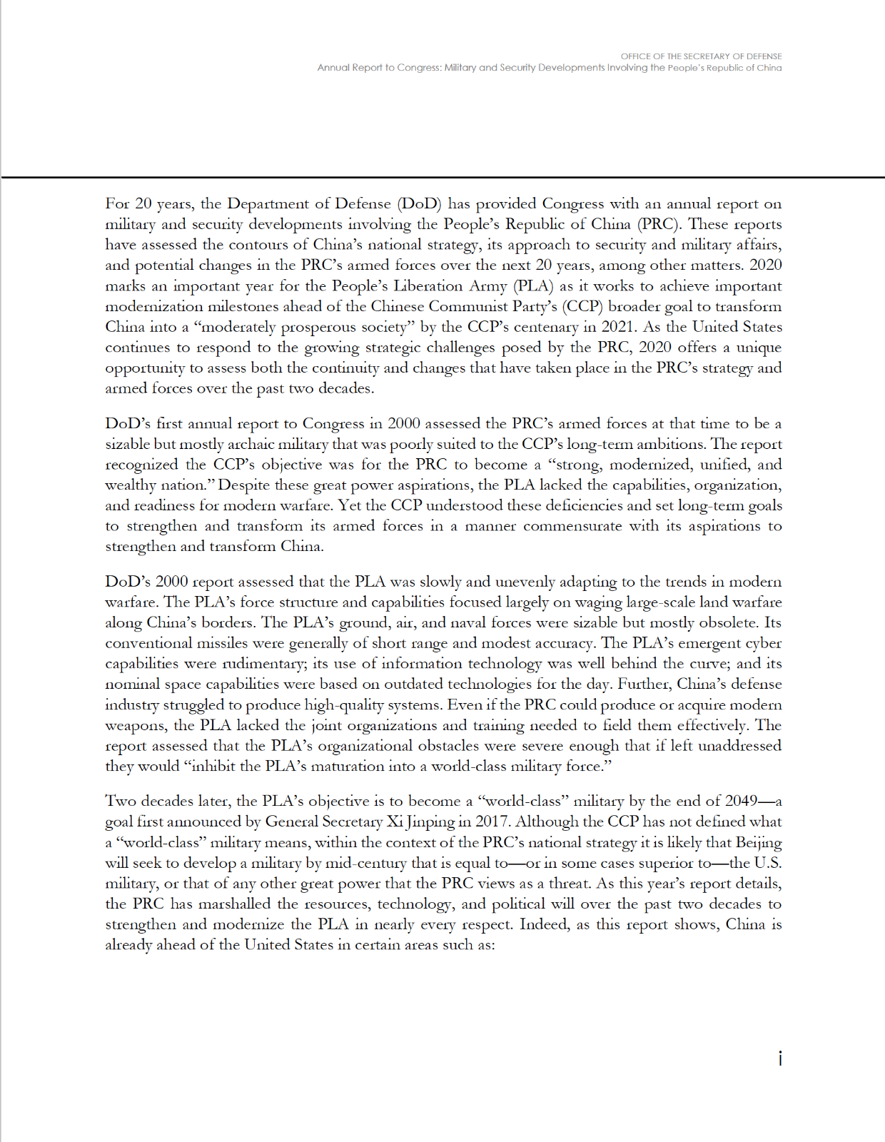 200 Page 2020 CHINA - Military & Security Developments Report To Congress on CD