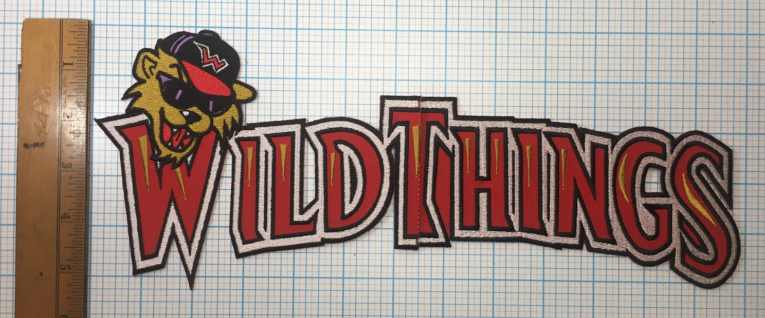 WASHINGTON WILD THINGS FRONTIER MINOR LEAGUE BASEBALL JERSEY PATCH 2 PC SET V2