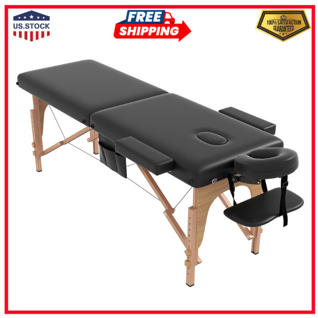 Camilla Para Masajes Portatil Cama Profesional Terapéuticos SPA Madera