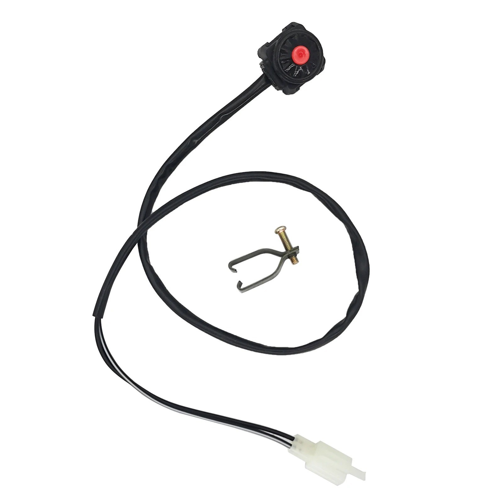 7/8" Motorcycle Kill switch Red Push Button Horn Starter For Dirt Bike ATV(22mm)