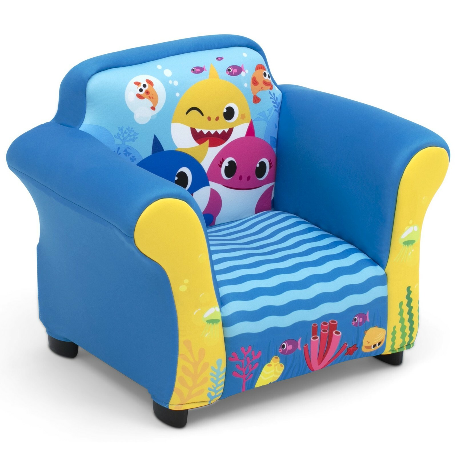 Baby Shark Kids Upholstered Chair - W1461624274