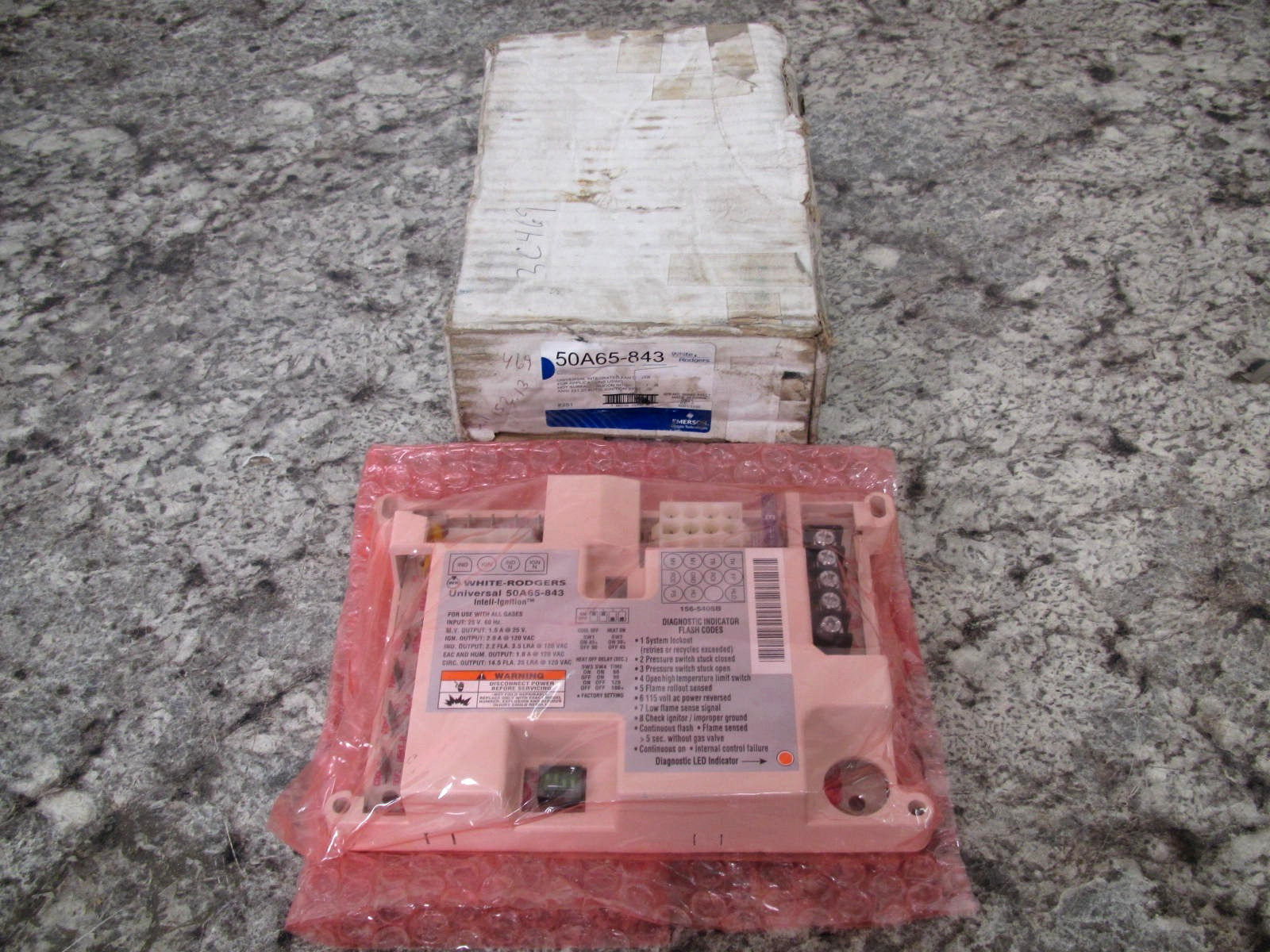 New White-Rodgers 50A65-843 Universal Integrated Furnace Fan Control Board