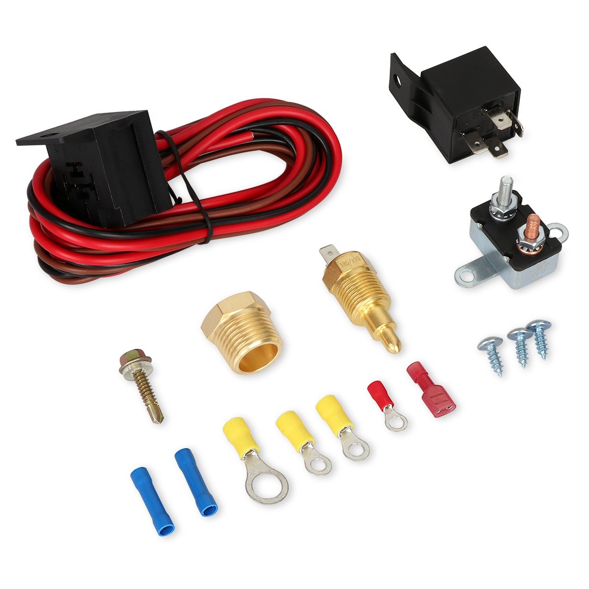 FAERSI Electric Cooling Fan Thermostat Kit 175-185 Degree Temperature Sensor